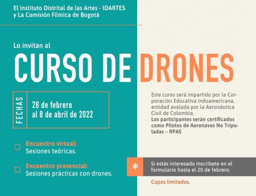 Curso de Drones del IDARTES y la Comisión Fílmica de Bogotá