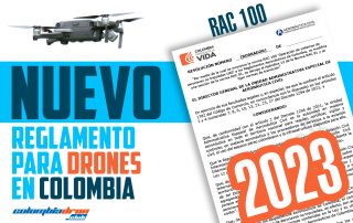 Nuevo Reglamento para Drones en Colombia 2023