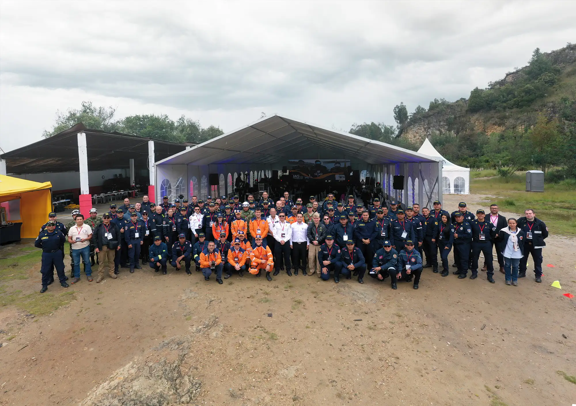 Movilización drones Bomberos de Colombia 2022